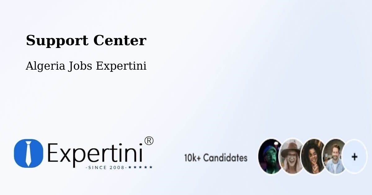 Support Services – Relizane - Algeria Jobs Expertini